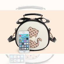 Load image into Gallery viewer, Cute Sling Bag Dotted Meow With Bow Tie Design [SKU-AA007]