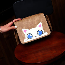 Load image into Gallery viewer, Cute Sling Bag Printed Big Eye Cat Design [SKU-AA003]